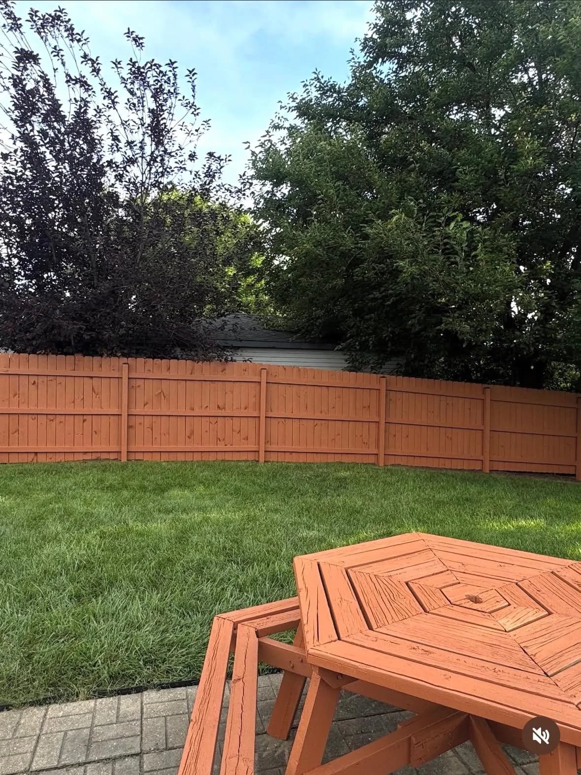 Fence Staining